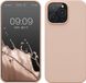 kwmobile telefoonhoesje geschikt voor Apple iPhone 14 Pro Max - Hoesje met siliconen coating - Smartphone case in oudroze