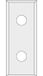 IGM Carbure carbure bit Z4, 39,5 x 9 x 1,5 mm, pour stratifié/MDF