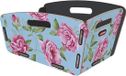 KlickFix Fietskist 2 fietsmand- en koffer Racktime roze/turquoise