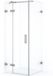 Maxaro Douchecabine Diamond 80x80cm 8mm Helder Veiligheidsglas Geborsteld RVS met Draaideur