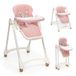 Interbaby | Evolutieve inklapbare babystoel voor 6-36 maanden, max. 20 kg, aluminium, 3-voudig verstelbare rugleuning, verstelbare poten en dienblad, veiligheidsgordel.