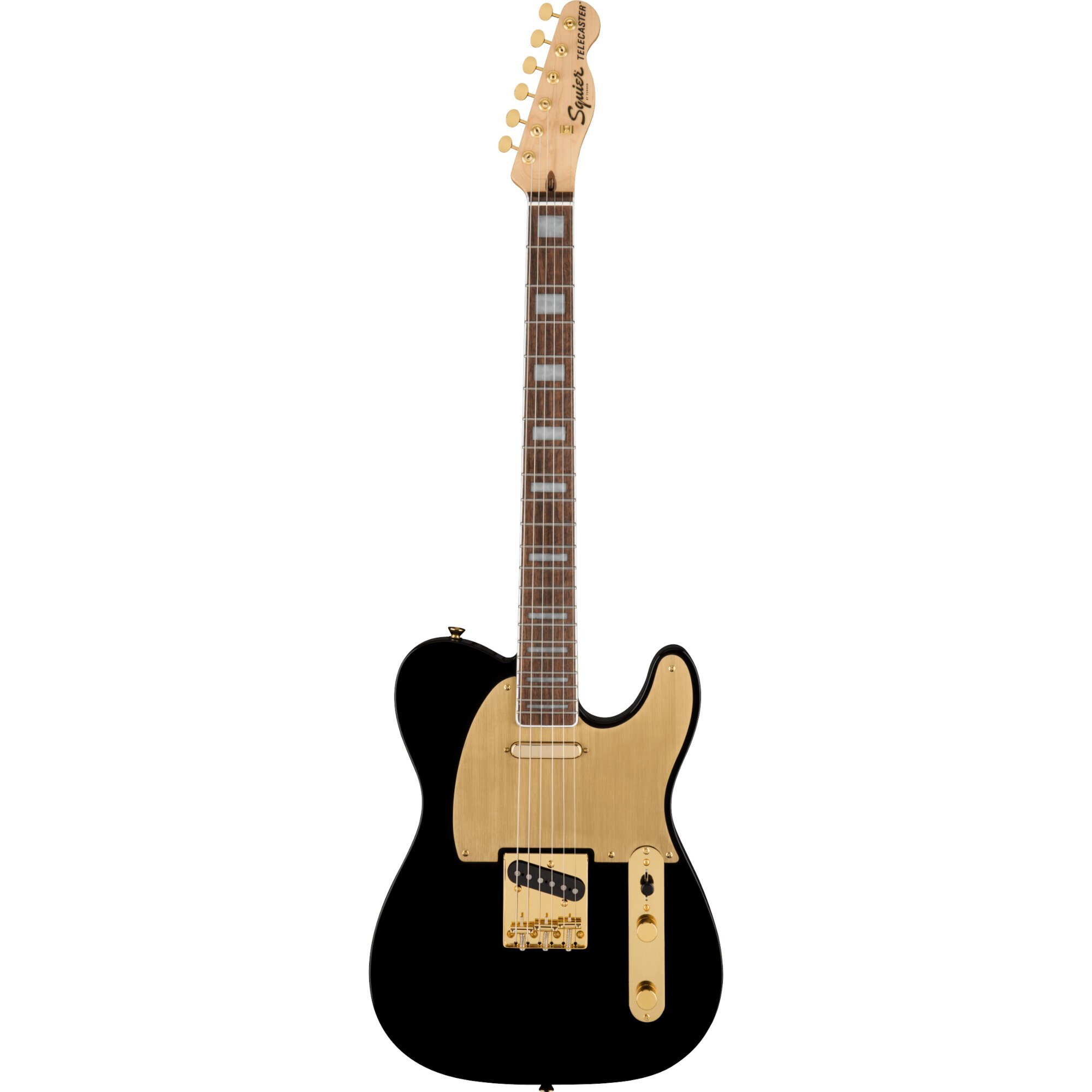 Squier 40th Anniversary Telecaster®, Gold Edition, zwart