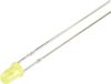 TRU COMPONENTS LED jaune rond 3 mm 330 mcd 30 ° 12 mA 5 V