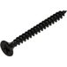 Vba Vis Bois Agglo Tête Fraisée Pozi N°2 4x45 Filetage Total Acier Zingué Noir - 500 Pièces