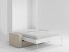 Vente-unique Bedkast hout wit 160 x 200 cm