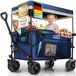all Kids United Opvouwbare Bolderkar 150 kg - XXL-banden met rem