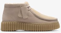 CLARKS Torhill Moss Dames Veterschoenen - Sand Wlined - Maat 39