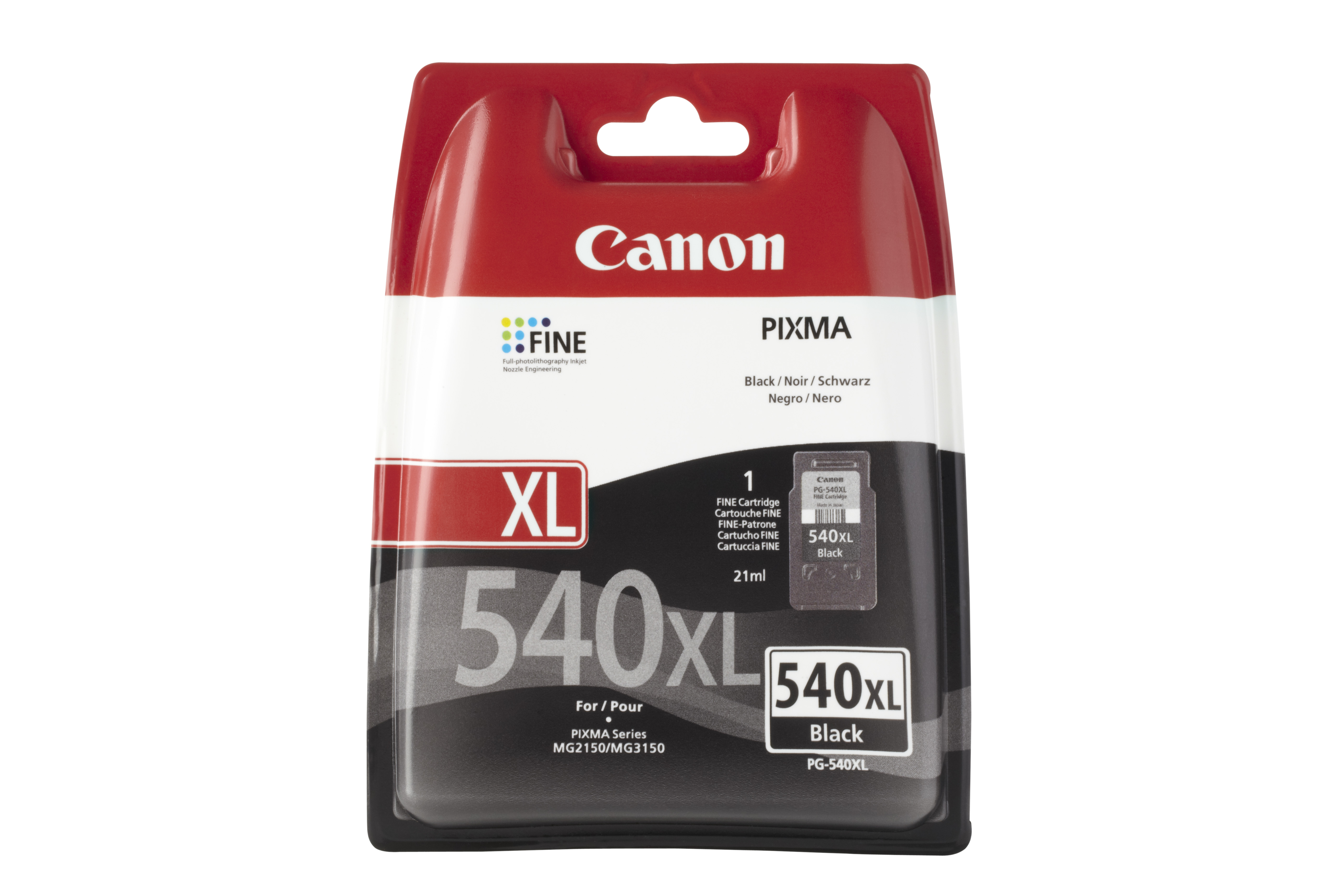 Canon PG-540 XL w/sec single pack / zwart