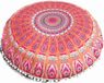 Bol Housse de coussin géométrique 80 x 80 cm Rouge