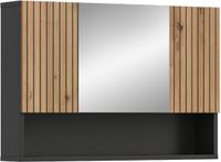 Xonox.Home Mone spiegelkast B/H/D: 80x55x17 cm in basaltlook