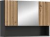 Xonox.Home Mone spiegelkast B/H/D: 80x55x17 cm in basaltlook