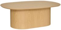 ATMOSPHERA CREATEUR D'INTERIEUR Ovale salontafel met berkenfineer LEE