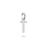 Thomas Sabo Charm Club Connect hanger letter 925 zilver gerecycled, Sterling zilver, Geen edelsteen