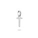 Thomas Sabo Charm Club Connect hanger letter 925 zilver gerecycled, Sterling zilver, Geen edelsteen