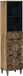 vidaXL Badkamerkast Bruin 38 x 33,5 x 160 cm Massief Mango Hout