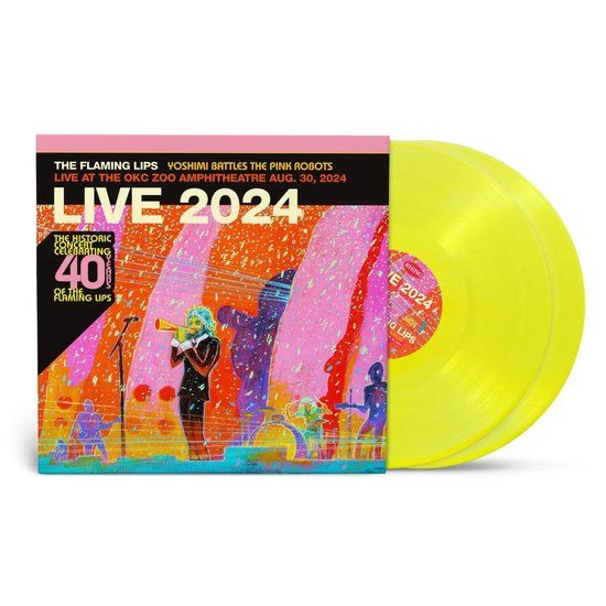 Yoshimi The Flaming Lips Yoshimi Battles The Pink Robots (Live at the OKC Zoo Amphitheatre August 30 2024) Yellow 2LP