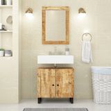 Maison Exclusive - Meuble sous-vasque en bois de manguier massif et en panneaux de bois