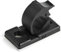 StarTech.com 100 Zelfklevende Kabelmanagement Clips, 5.5mm, Zwart, Netwerk/Ethernet/Bureau/Computer Kabelbeheer, Klevende Kabelhouders, Zelfklevende Klem, Nylon, UL/94V-2 Brandklasse