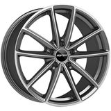 GMP TITAN 11x20 pouces 5x130 ET 52 anthracite diamant jante