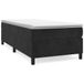 vidaXL Boxspringbedframe, zwart, 80x200 cm, fluweel