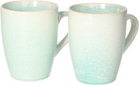 Siaki Mok Faye - turquoise - set 2x - 340 ml - mokken - keramiek