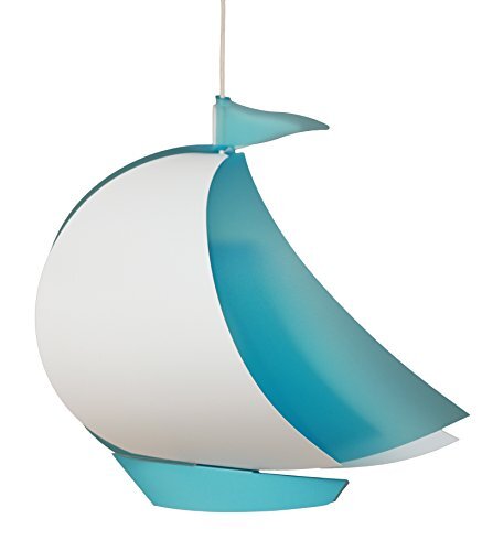 R&M Coudert R & M Coudet plafondlamp, voor kinderkamer, boot, blauw Turkoois