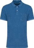Native Spirit Ecologische badstof herenpolo NS227 - Riviera Blue - XXL