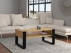 NAKUMI Table basse 110 cm chêne artisan