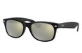 Ray-Ban NEW WAYFARER FLASH lunettes de soleil Carré Noir S/M