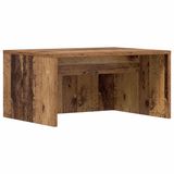 vidaXL Wandbureau Oud Hout Bewerkt Hout