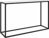 vidaXL Wandtafel 120x35x75 cm gehard glas wit
