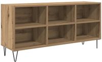 vidaXL TV-meubel eiken ambachtelijk 103,5 x 30 x 50 cm technisch hout