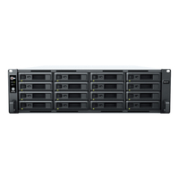 Synology RackStation RS2821RP+ - NAS server - 16-bay - AMD Ryzen V1500B - 4GB RAM - Black