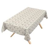 ANRO Tafelkleed Rozen Blauw 160x140cm Rechte rand Afwasbaar Waterafstotend Binnen & Buiten