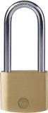 Yale - Messing Hangslot - 40 mm - Lange Beugel - Standard Protection
