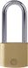 Yale - Messing Hangslot - 40 mm - Lange Beugel - Standard Protection