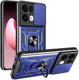 Techsuit Hoesje geschikt voor Oppo Reno13 Pro - Camshield Back Cover - Blauw
