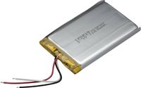 Renata ICP543759PMT Pile rechargeable spéciale Prismatique Câble LiPo 3,7 V 1320 mAh