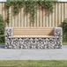 Prolenta Maison Exclusive - Tuinbank van gabionen, 184x71x65,5 cm, massief hout, grenen