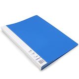 Waytex 931333B Documentenmap, A4, 80 transparante hoezen, polypropyleen, ondoorzichtig, identificatiebaar, 40 transparante hoezen, blauw
