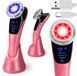 COIL EMS Gezichtsmassage Apparaat met LED Lichttherapie – 5 Modi (Clean, Cool, EMS Lifting, Moisturizing, Collageen) – Oplaadbaar – Anti-Aging Huidversteviging - Roze