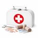 Merkloos / Sans marque Dokter / zuster verkleed koffertje - verpleegster - 25 x 19 x 8 cm - wit - met kruis