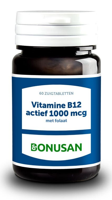 Bonusan B12 Actief 1000mcg Zuigtabletten