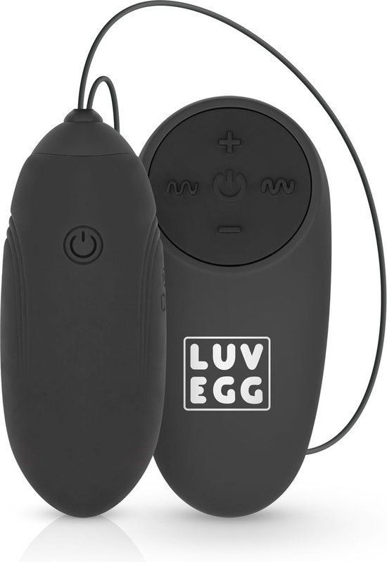 LUV EGG - Zwart - Vibrerend ei met afstandsbediening