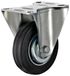 Tarsus Bokwiel - Ø 75 mm - Stalen Velg - Massieve Rubberband - 40 kg Draagvermogen