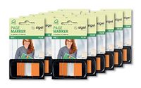 SIGEL HN494 Zelfklevende marker, Z-marker, in dispenser, oranje, 43 x 25 mm, 50 fg, 12 stuks