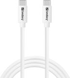 Sandberg Oplader USB-C naar USB-C 65W 1M Wit