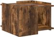 vidaXL Salontafel Gerookt eiken 50,5 x 50 x 33 cm Bewerkt hout