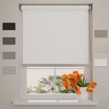 DTCH® Rolgordijn Verduisterend - Easy Royal - Wit - 130 x 190 cm