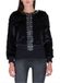 Artigli Veste en imitation fourrure, XL, avec clous, poignets côtelés et poches passepoilées